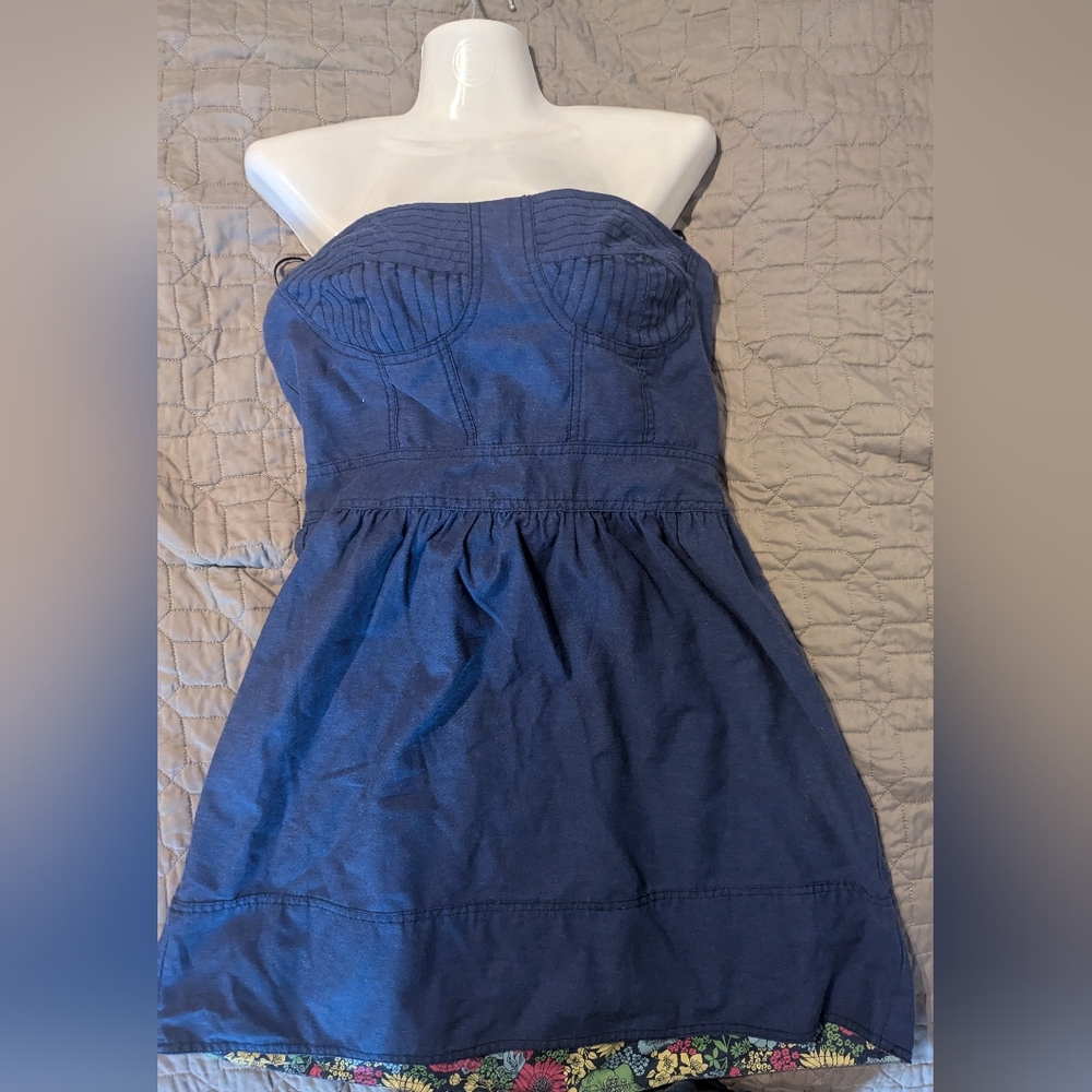 Summer strapless dress